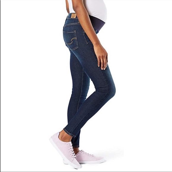 NWT Signature by Levi Strauss Baby Bump Skinny Jeans size M - Picture 8 of 8